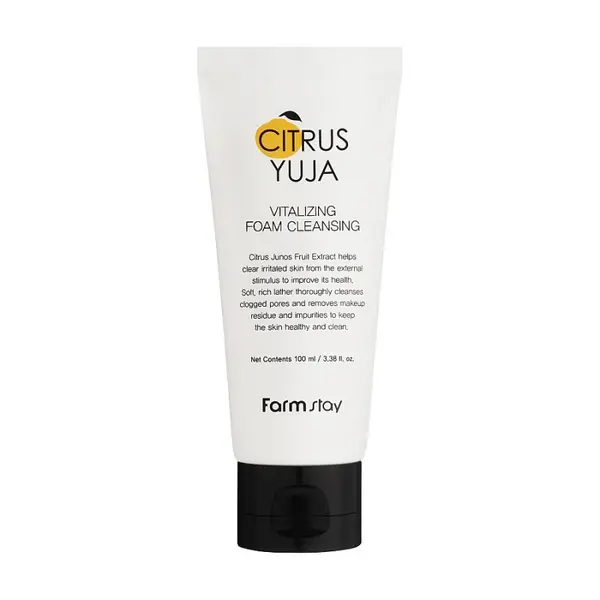 Farmstay - Citrus Yuja Vitalizing Foam Cleansing, 100ml