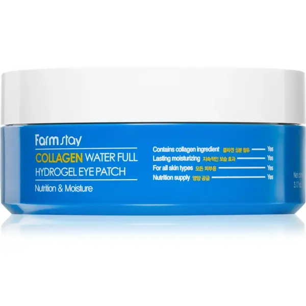 Farmstay Collagen Water Full masca hidrogel pentru ochi 60 buc