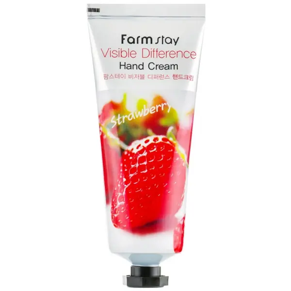 Farmstay – Visible Difference Hand Cream Strawberry, 100g