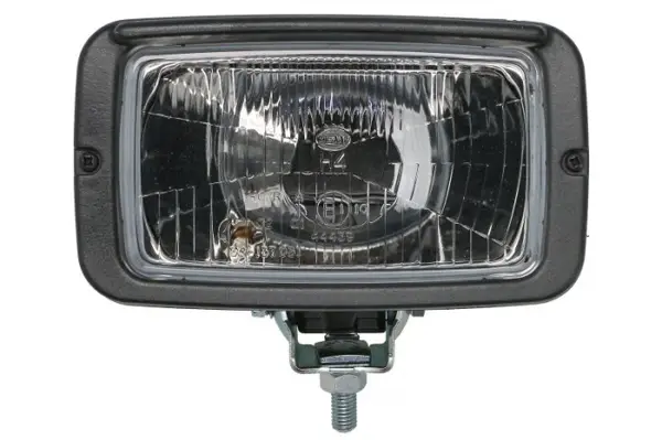 Farul universal Dreapta Stanga (H4 T4W, 12 24V, latime 180mm, inaltime 106mm, adancime: 120mm, transparent, plastic, negru, Lampi de pozitie) potrivit JOHN DEERE 6000, 7000 01.97-12.07