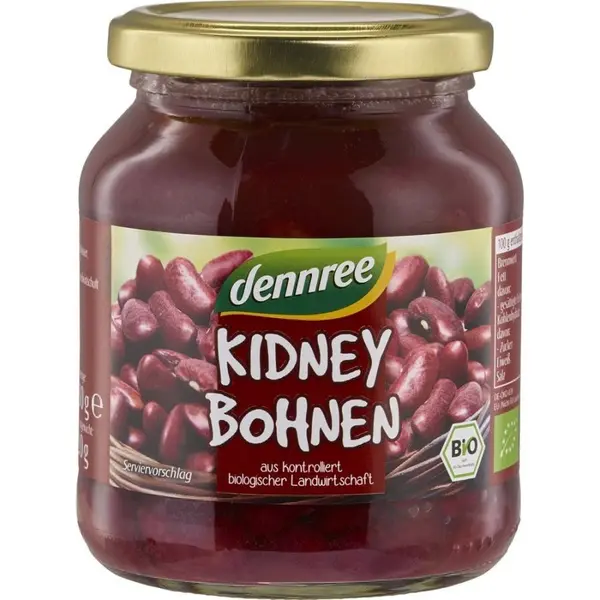 Fasole Kidney la borcan, eco - 360 g