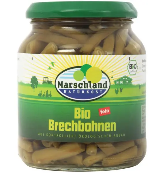 Fasole verde bio, 340/185 g