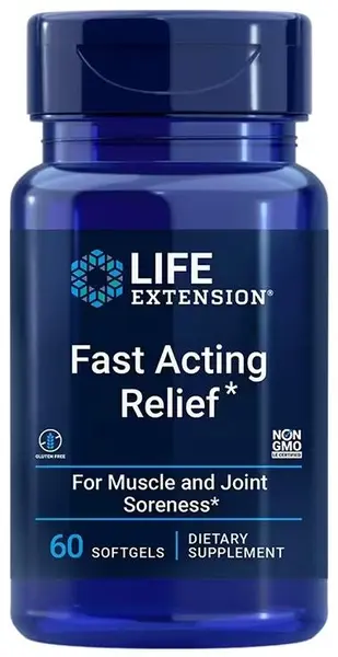 Fast Acting Relief, 60 capsule softgel, Life Extension