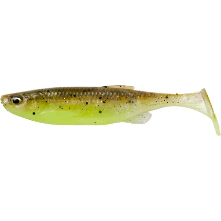 Fat Minnow T-Tail 7.5cm 5g Green Pearl Yellow 5buc