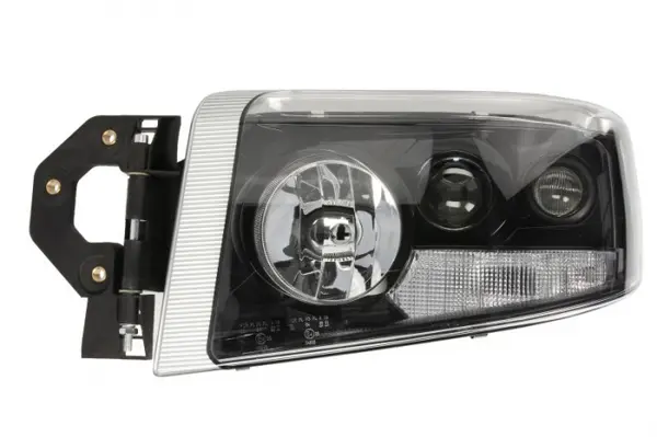 Fat stanga (H1 H3 H7, manual, fara motor, culoare insert: negru) potrivit RVI PREMIUM 2 10.05-