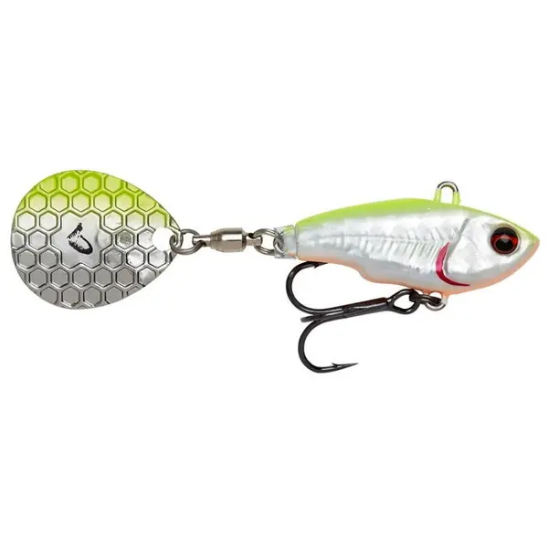Fat Tail Spin NL 5.5cm 6.5g Sinking Lemon Back Flash