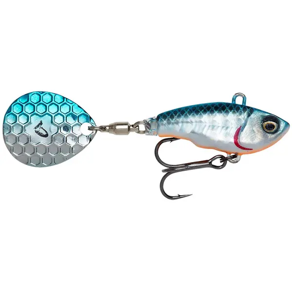 Fat Tail Spin NL 6.5cm 12.5g Sinking Blue Silver