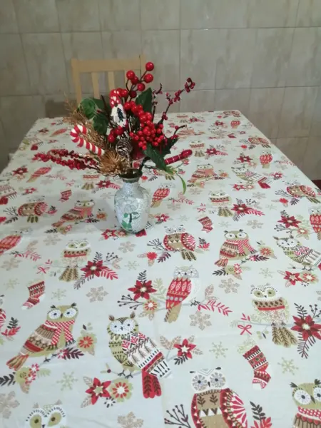 Fata de masa (mica) BBC Ranforce, crem bufnite, 120x150 cm, Andana | 1 buc