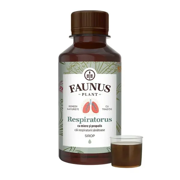 Faunus Sirop Respirator Cu Miere Si Propolis, 200ml
