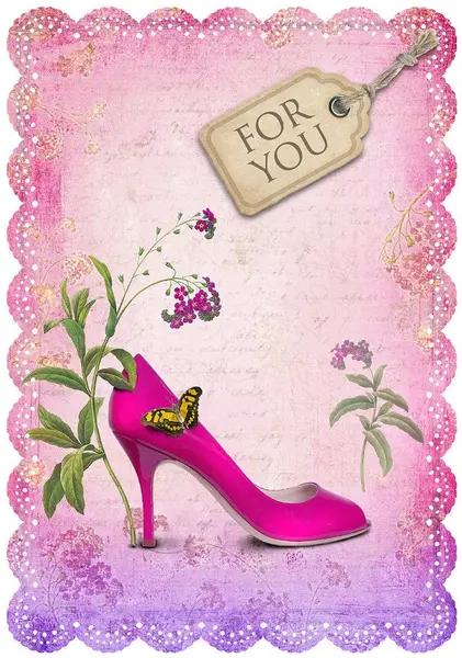 Felicitare Gespaensterwald Romantique - For You, pantof