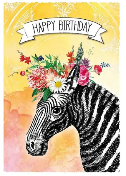 Felicitare Gespaensterwald - Silver Line, Zebra