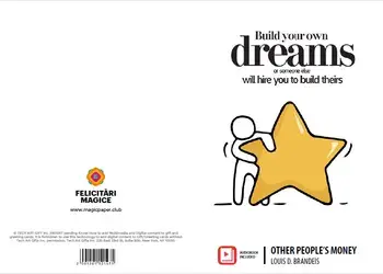 Felicitare. Other People's Money/Louis D. Brandeis