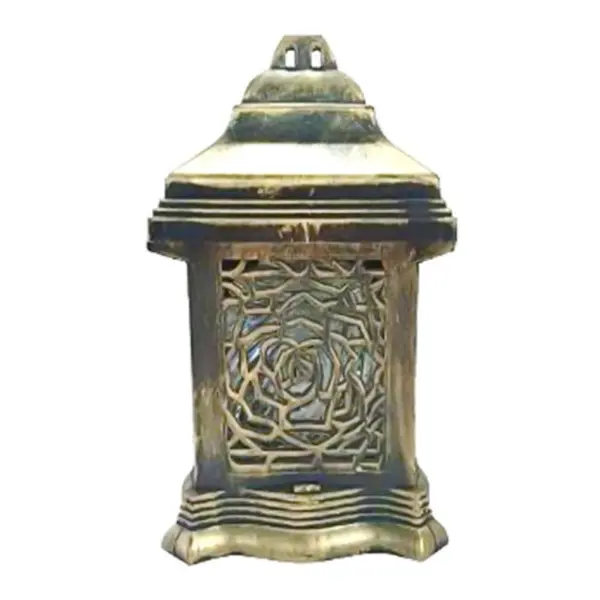 Felinar Mic Auriu, 24 Cm, 20 Ore