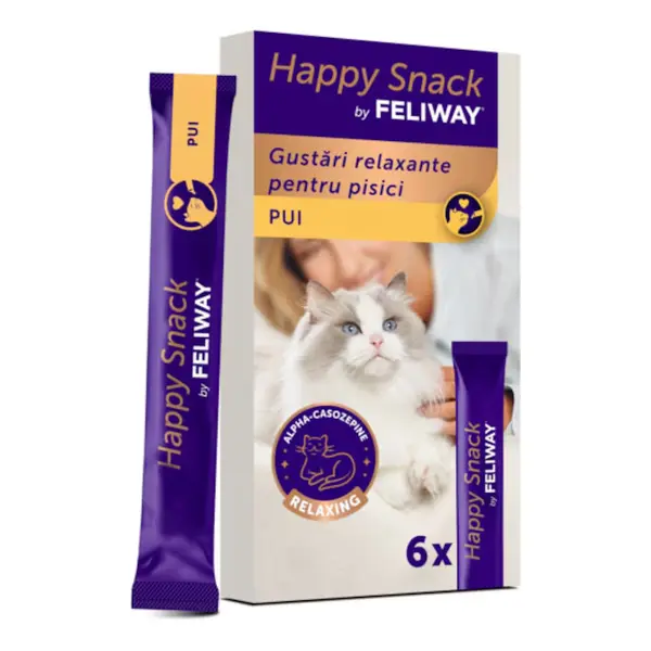 Feliway Happy Snack Pui, 6x15 grame