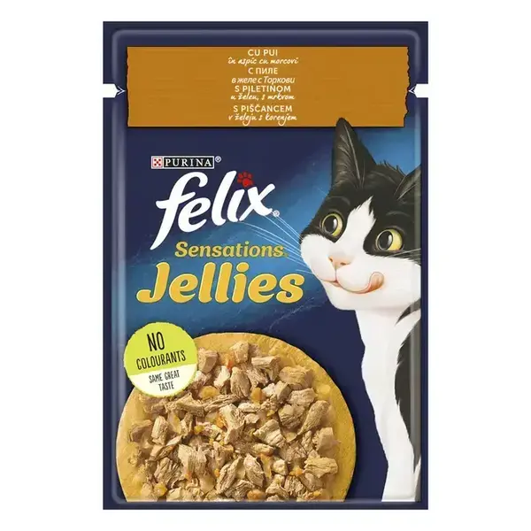 Felix Sensations Plic Pui/Morcov 85 g