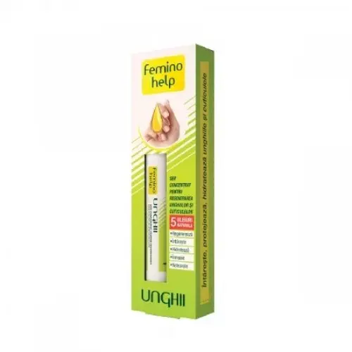 Feminohelp ser concentrat pentru regenerarea unghiilor si cuticulelor, 2ml Zephyr Labs