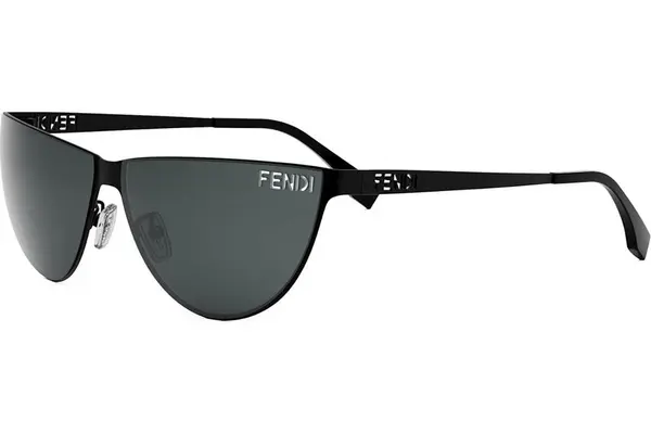 FENDI Cut Out Black Cat Eye Sunglasses