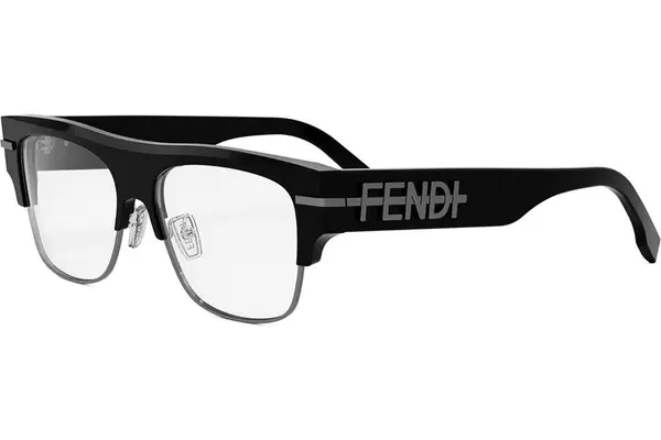 FENDI Fendigraphy Black Square Eyeglasses