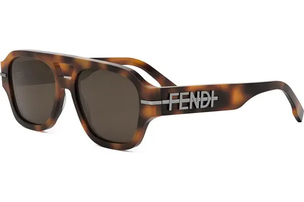 FENDI Fendigraphy Havana Square Sunglasses