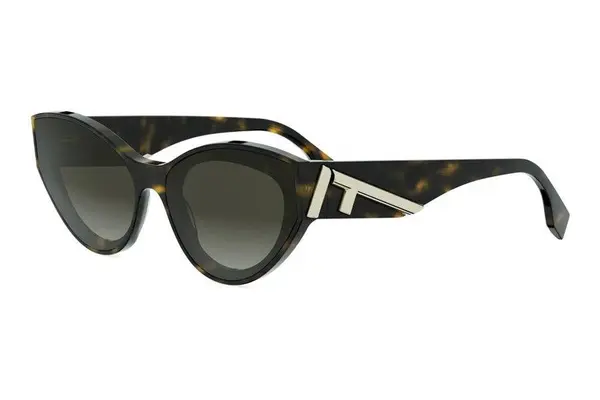 FENDI First Havana Cat Eye Sunglasses