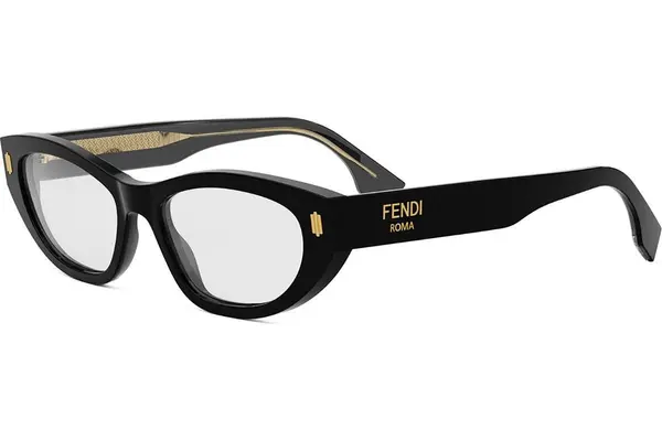 FENDI Roma Black Cat Eye Eyeglasses