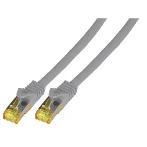 Fibra optica EFB Elektronik MK7001.1G, S/FTP, cat6a, 1m (Gri)