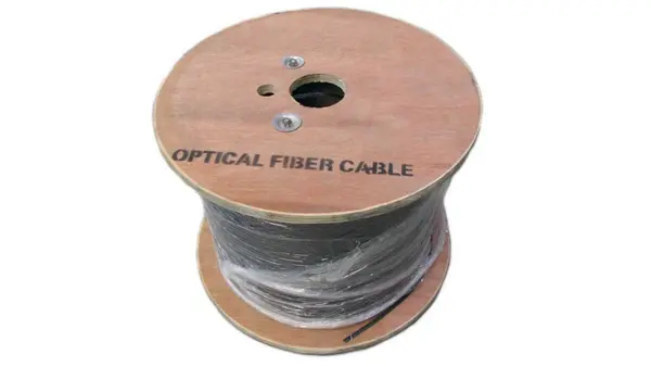 Fibra optica FTTH DROP 2 fibre cu sufa metalica, 700N, diametru 5.3/2mm, tambur 1000m, Braun Group FTTH-MES-1APC-1000