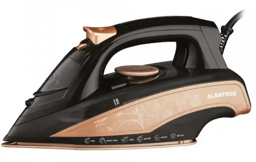 Fier de calcat Albatros ROSA, 3000 W, Talpa ceramica, 0.45 l (Roz/Alb)