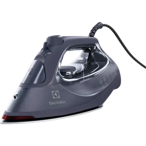 Fier de calcat cu abur Electrolux E6SI1-4MN, 2500 W, Jet de abur 200 g/min, Debit 40 g/min, Rezervor de apa 0.33 l (Albastru)