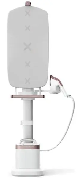 Fier de călcat cu abur Tefal – Ixeo Vision, 2200 W, 80 g/min, White/Cinnamon Pink