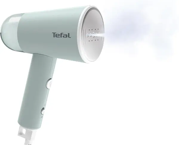 Fier de călcat cu abur Tefal - Origin Travel, 1200W, 20 g/m, verde