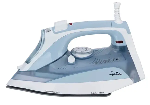 Fier de călcat Jata - PL1058C, 3000W, 50 g/min, albastru/alb