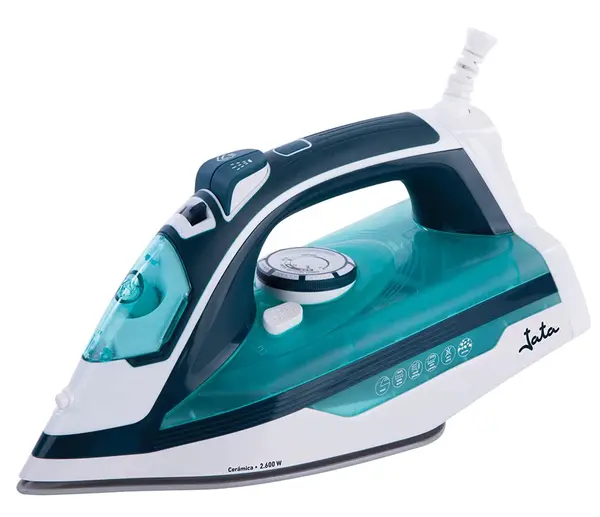 Fier de călcat Jata - PL598C, 2600W, 30 g/min, alb/verde