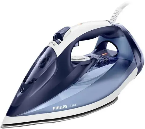 Fier de calcat Philips GC4556/20, Talpa SteamGlide Plus, 2500W, 0.3l (Alb/Albastru)