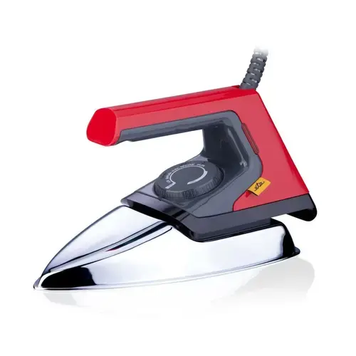 Fier de calcat uscat ETA ETA724690000, RETRO, 1000W, Negru/Rosu