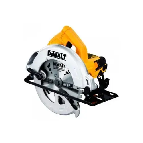 Fierastrau circular de mana, adancime de taiere 65 mm, diametru disc 184 mm, Dewalt