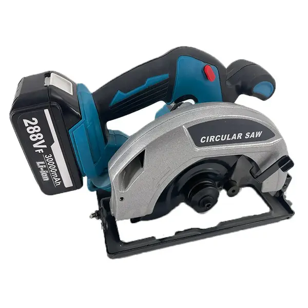 Fierastrau circular de mana, brushless, fara fir, 7 inch, 165 mm, 48V, cu 2 acumulatori, 30000mah