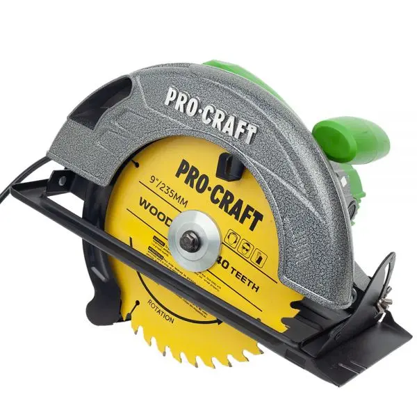 Fierastrau circular de mana Procraft KR2830, 2830W, 4500RPM, Diametru disc 235mm