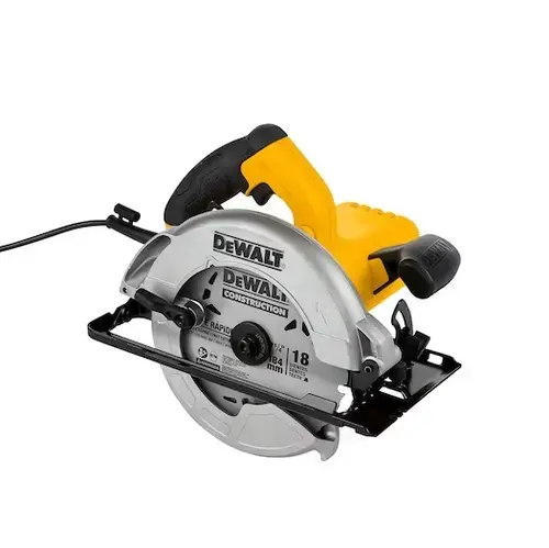 Fierastrau circular DeWalt DWE5615-QS, 1500 W, 230 V, 5500 rpm, 190 mm (Galben/Negru)