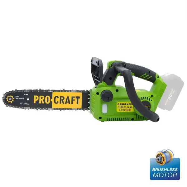 Fierastrau cu Lant si Acumulator Procraft PKA42Li Brushless,20V / 2Ah, fara Acumulator si Incarcator