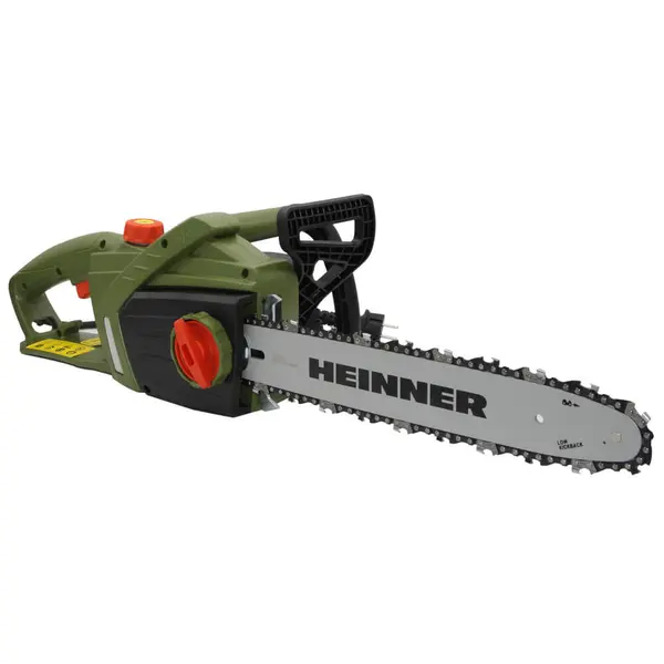 Fierastrau electric cu lant Heinner VDE002, 1800 W, 230 V, Lungime lama 35 cm, Viteza lant 13.5 m/s, Capacitate rezervor 150 ml