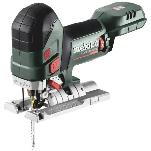 Fierastrau electric Metabo STA 18 LTX 150 BL, 18V, fara acumulator si incarcator, cu valiza metaBOX, taiere lemn 150mm, taiere metal 35mm, Fara acumulator si incarcator