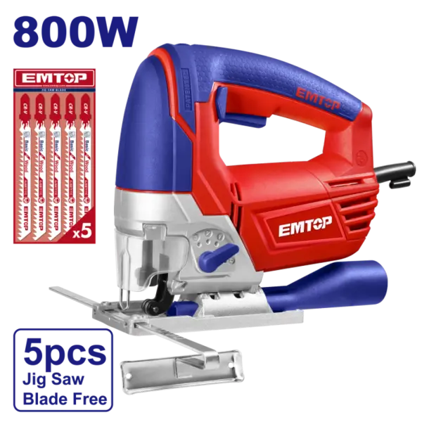 Fierastrau pendular electric 800W, 5 buc lame incluse - EJSW8001, EMTOP