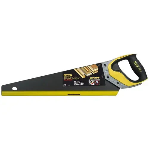 Fierastrau Stanley, Aluminiu/ABS, 450 mm (Negru)