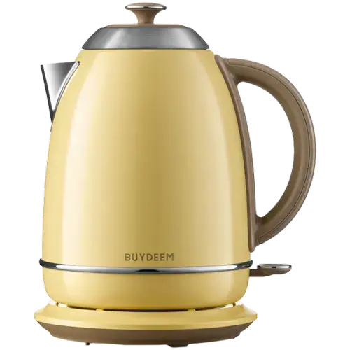 Fierbator apa BUYDEEM K640-MY/EU, 1.7 l, 2400 W, Oprire automata, Indicator LED, Stocare cablu (Galben)