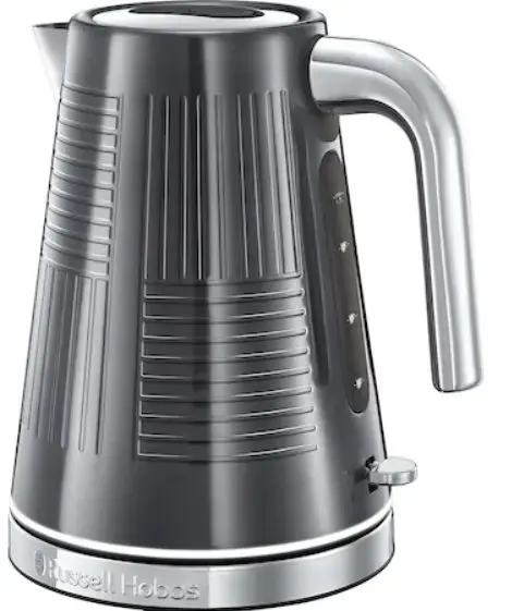 Fierbator apa Russell Hobbs Geo Steel 25240-70, 2400 W, 1.7 L, Fierbere rapida (Gri)