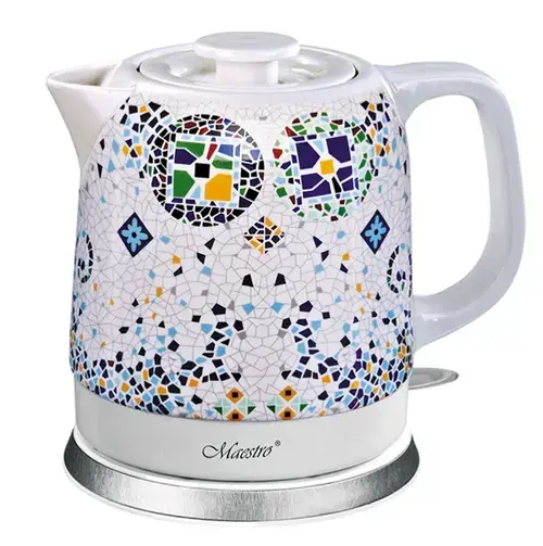 Fierbator de apa Feel-Maestro MR-068 BLUE, 1.5 L, 1200 W (Alb/Albastru)