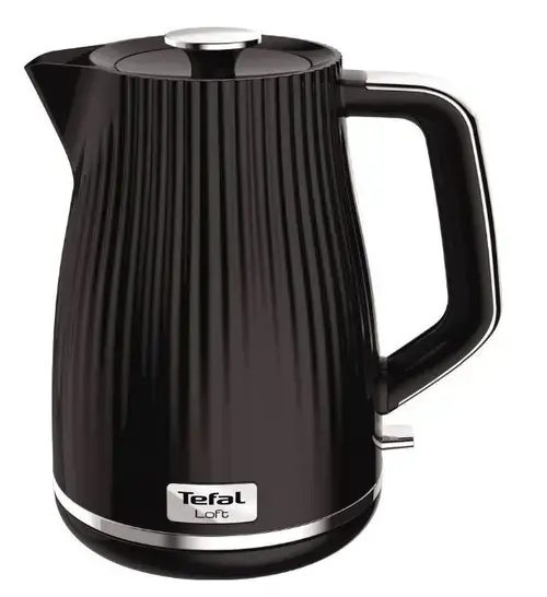 Fierbator de apa Tefal Loft KO250830, 1.7 L, 2400 W (Negru)