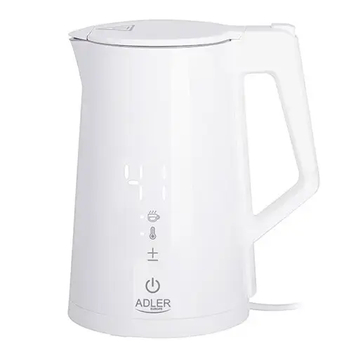 Fierbator electric Adler AD1345, 1850W, LED, 1.7L, Alb