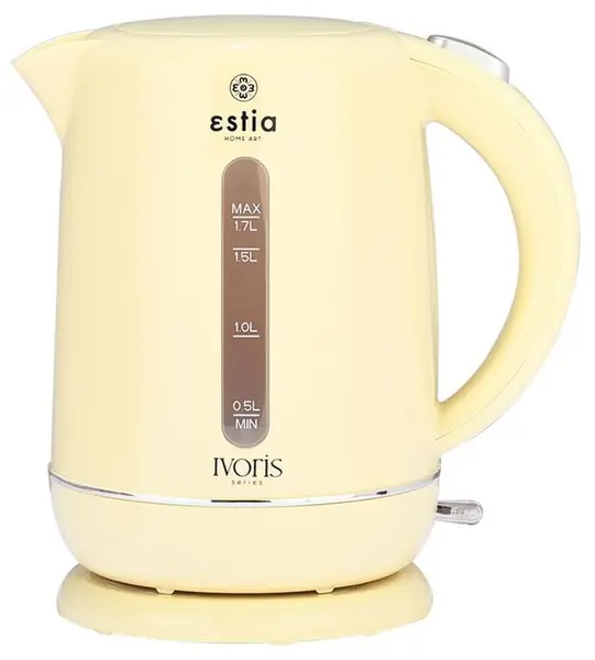 Fierbător electric Estia - Ivoris, 2200W, 1.7 l, crem